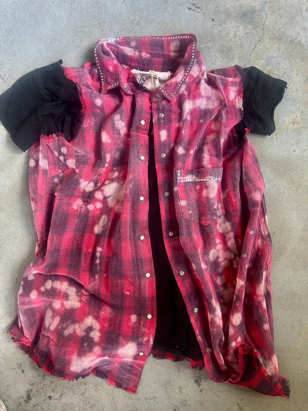 Buffalo Red Distressed Vest