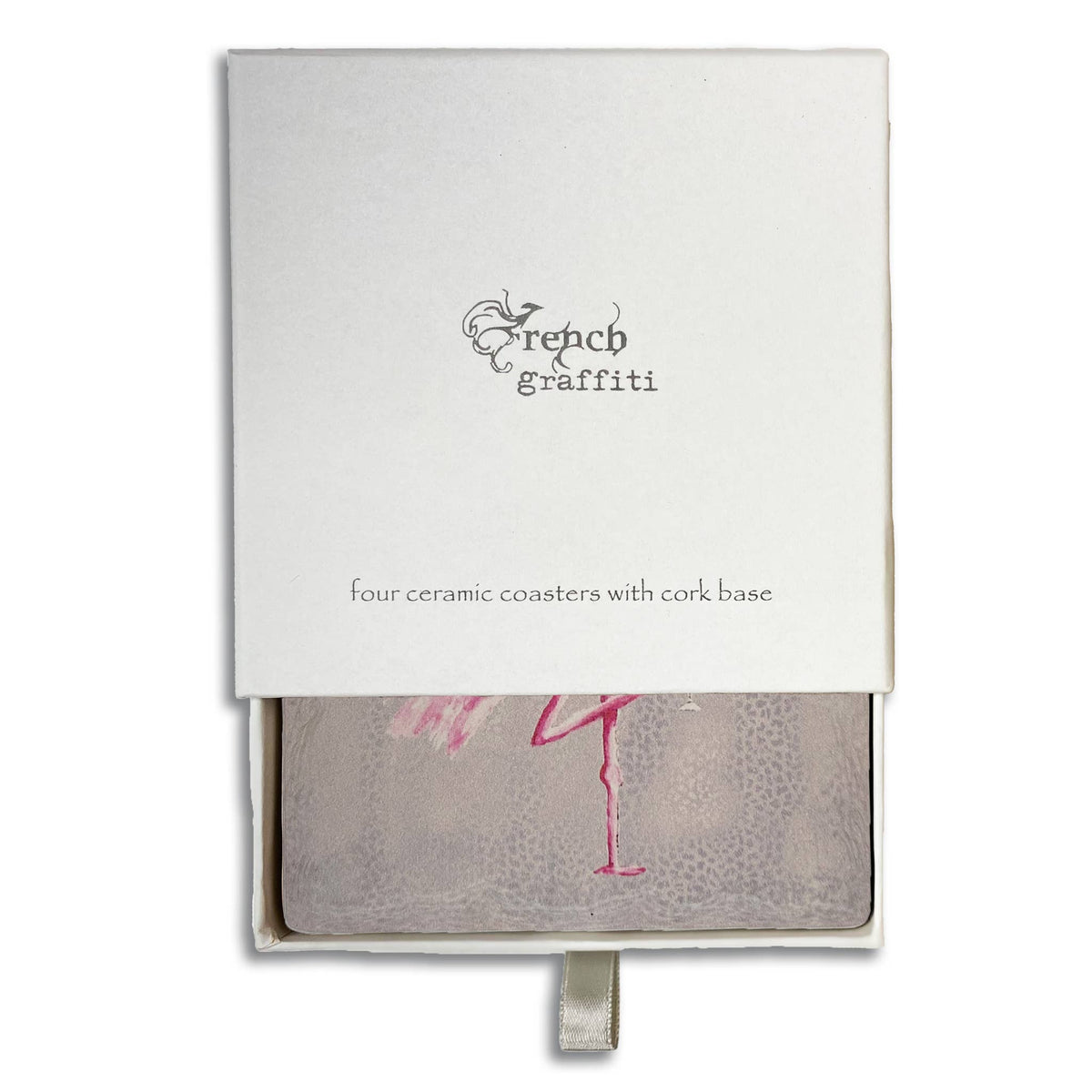 Flamingo Absorbent Coaster Set