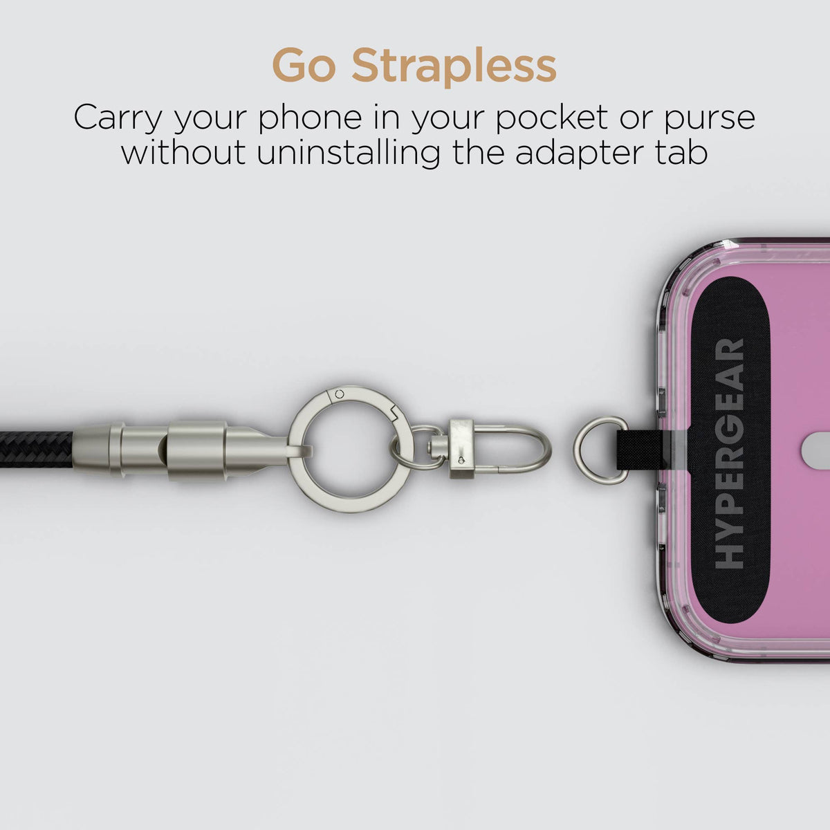 2-in-1 Universal Crossbody Phone Strap and Charging Cable