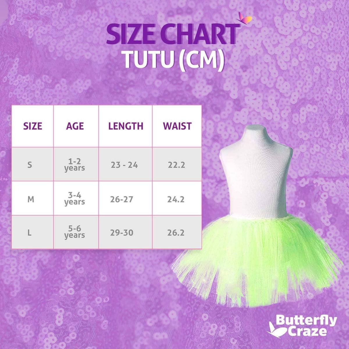 Butterfly Craze Green Tutu Set: M