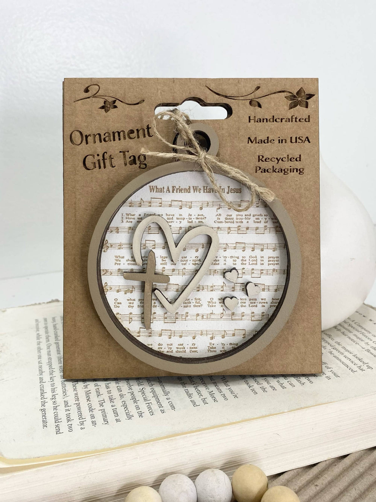 What A Friend Ornament or Gift Tag