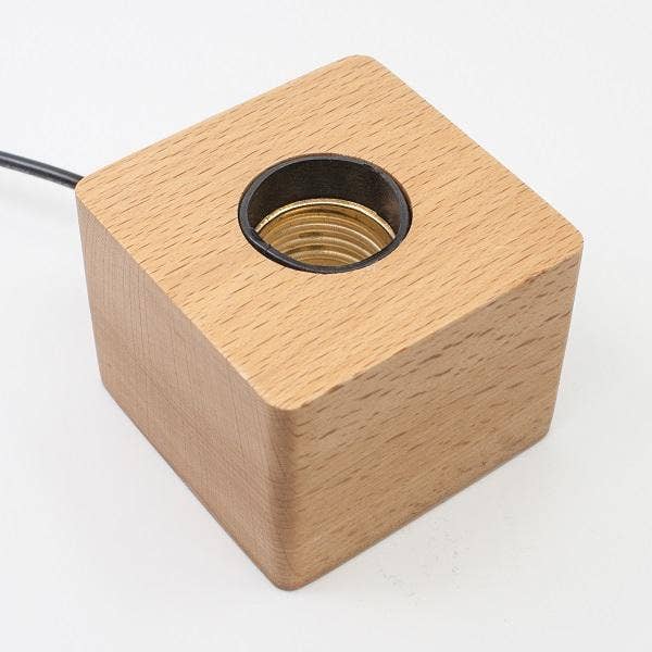 EP LIGHT Handmade Sunflower Led Light Bulb: Bulb+Wooden Base