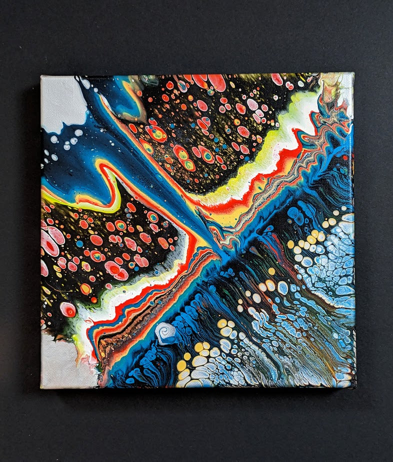 Canvas Art - #8 10" x 10" by Local Artist Sandra Barrett