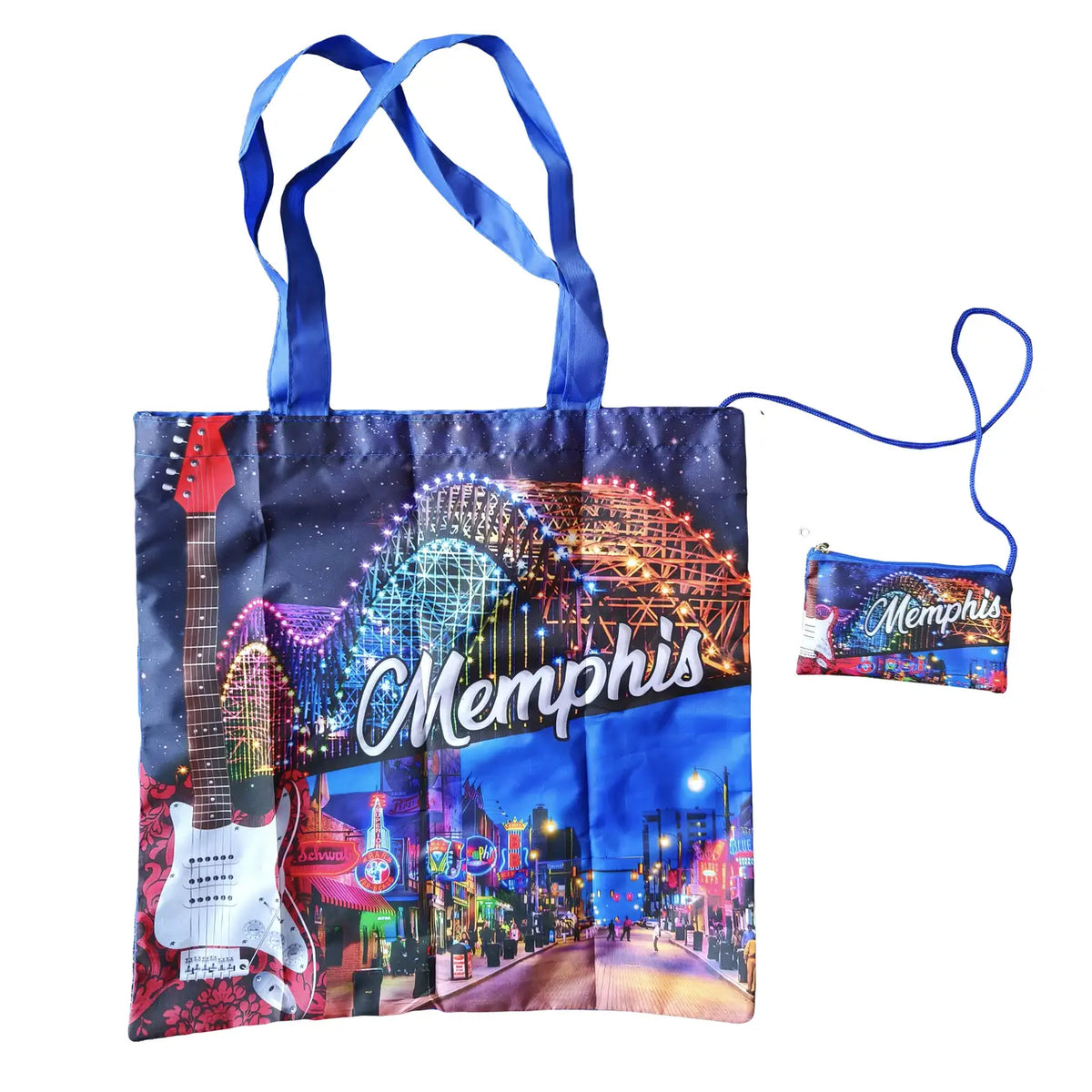 Memphis Bag w/ Pouch - Bridge Lights