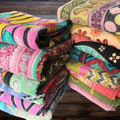 Kantha Quilt Collection - Mixed Designs