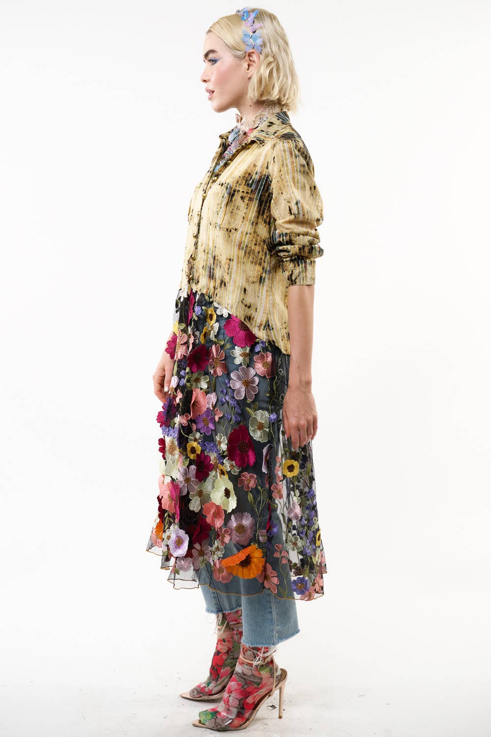 Valencia Maxi Shirt: Oxidized Black