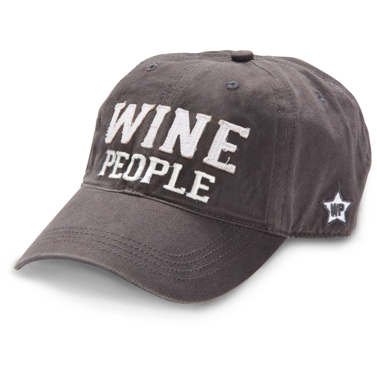 Wine People - White Adjustable Hat