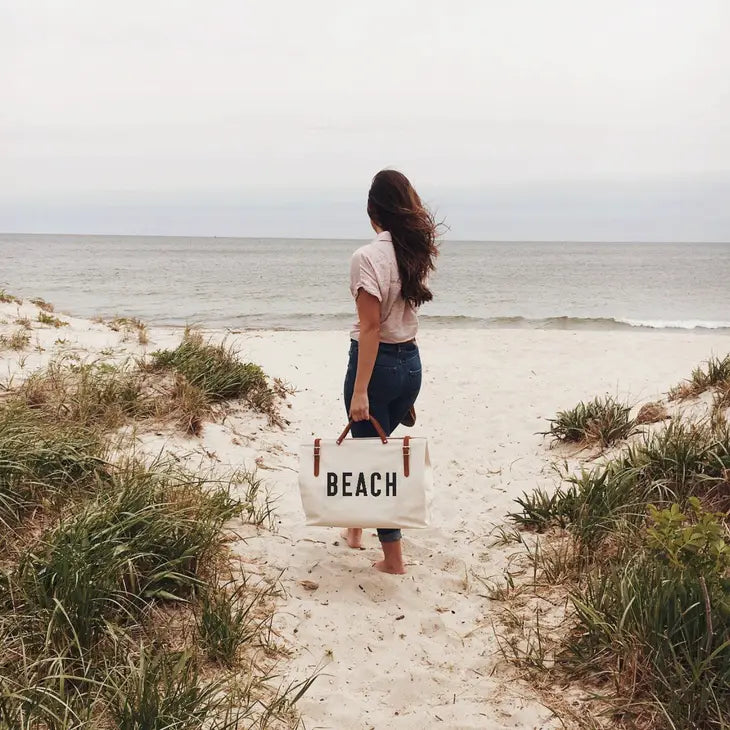 BEACH Canvas Utility Bag