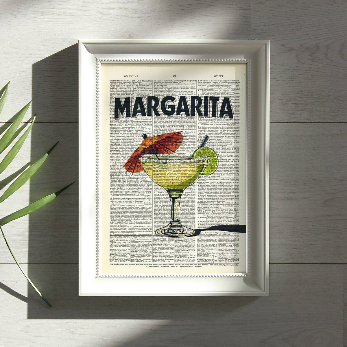 Art Print Dictionary Page | Margarita
