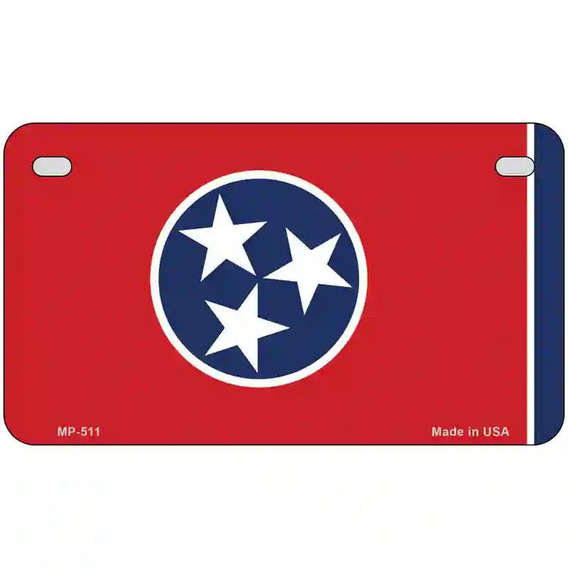 Tennessee State Flag Metal Novelty License Plate