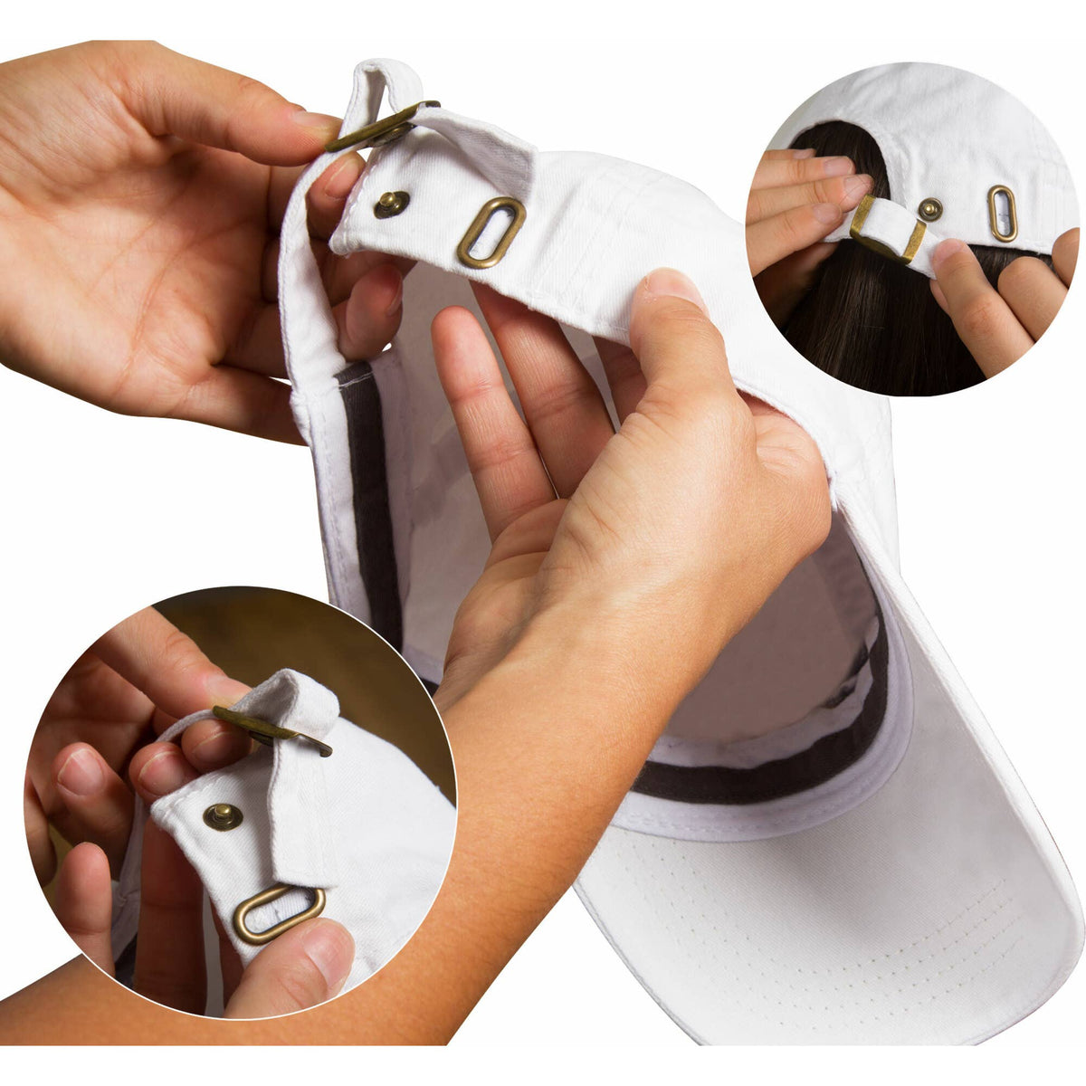 Wine People - White Adjustable Hat