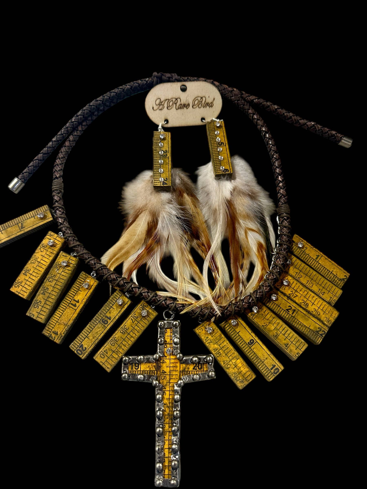 Vintage Yardstick Earrings
