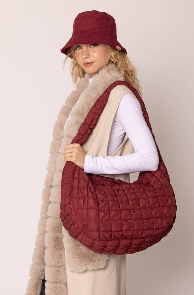 Cora Large Quilted Puffer Women's Tote Bag