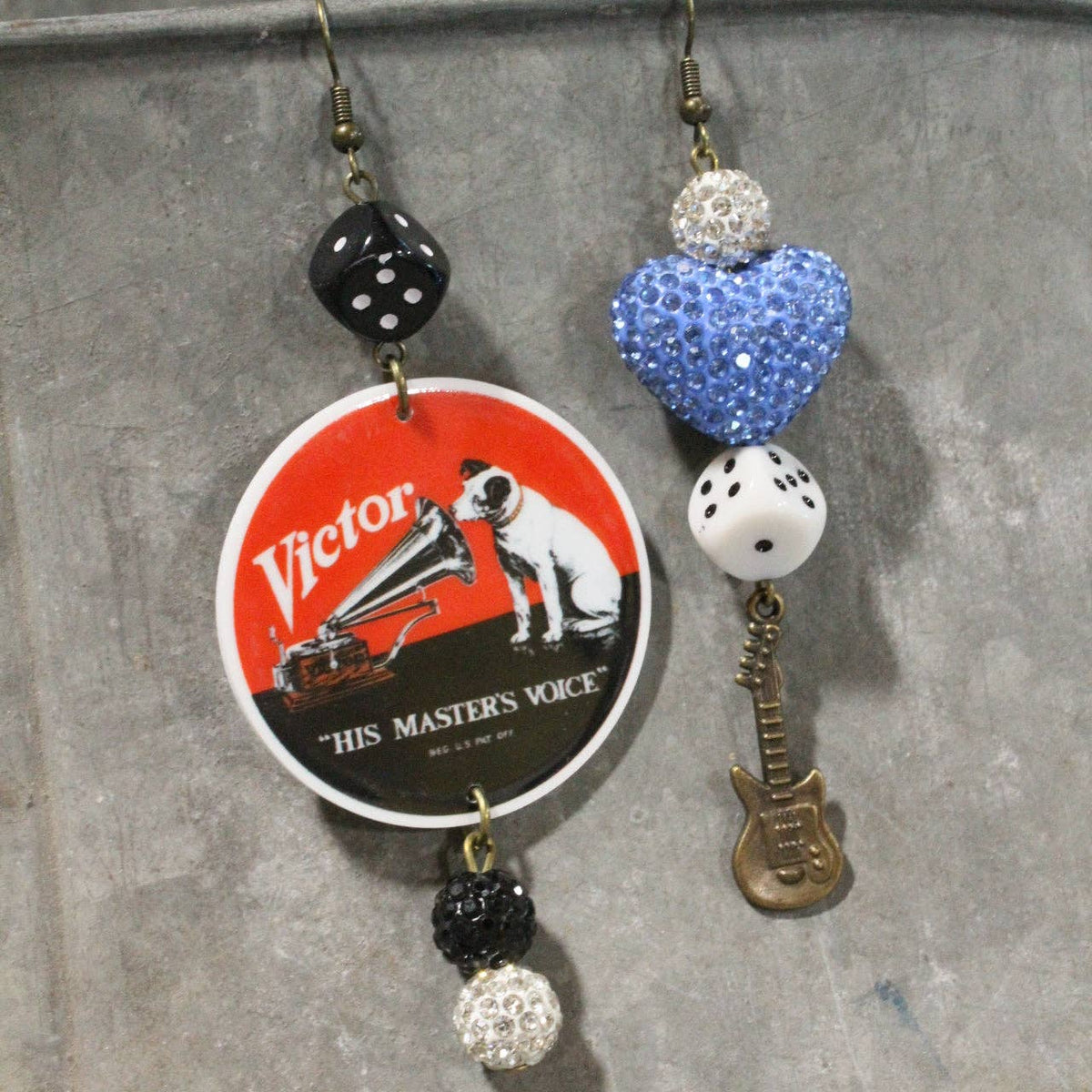 Elvis A Chart Topper Dangle Earrings