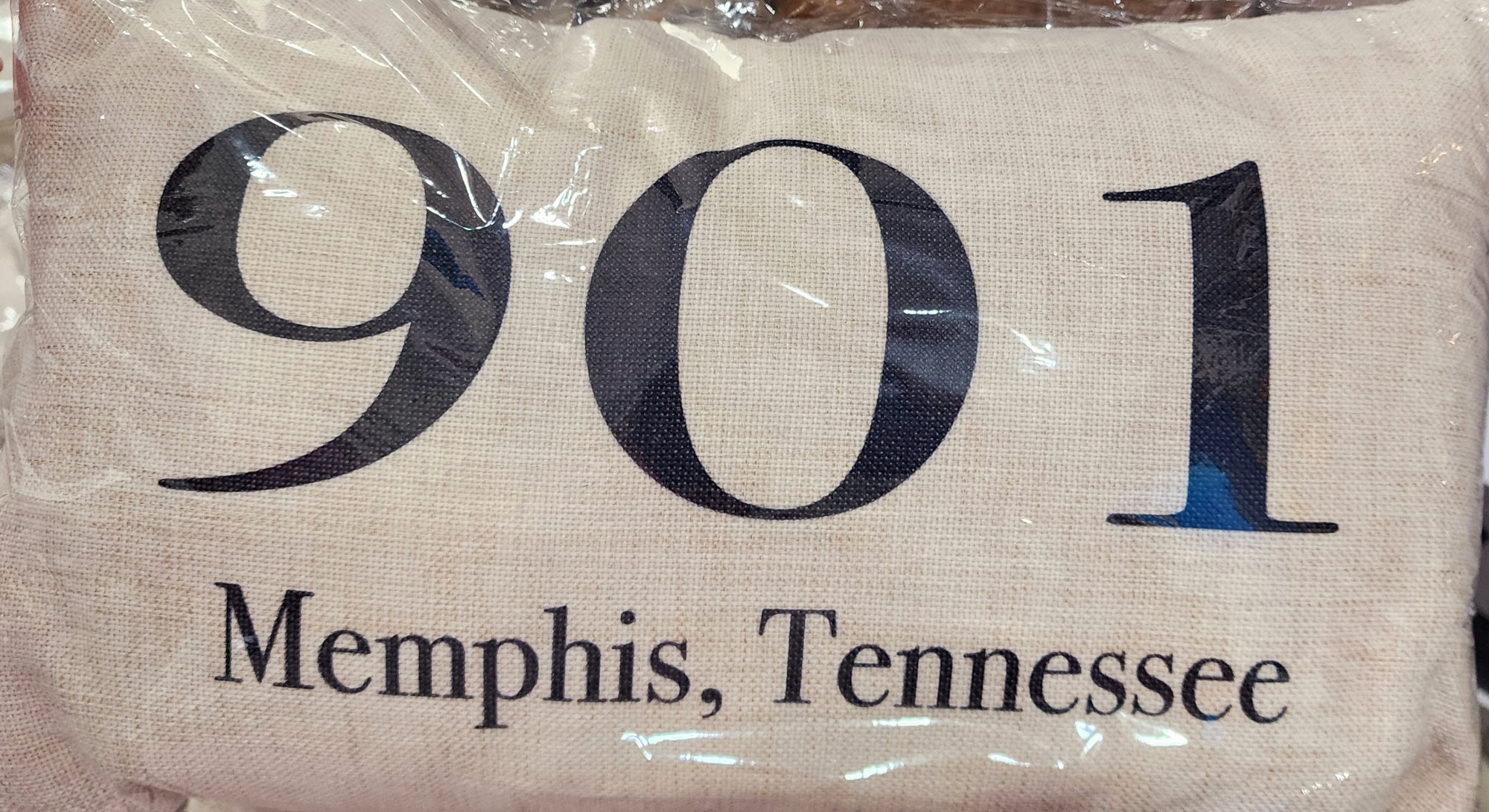 901 Memphis Tennessee Custom Pillow: Pillow Cover with Insert