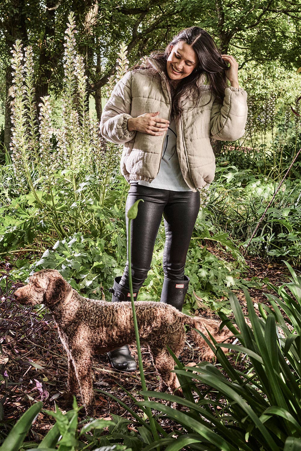 Linen Bomber Jacket - Natural: Natural / OSFA