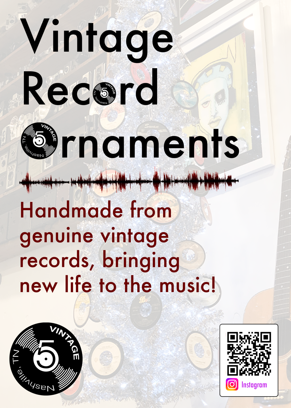 Vinyl Record Christmas Ornaments - R&amp;B/Soul - the COOLEST