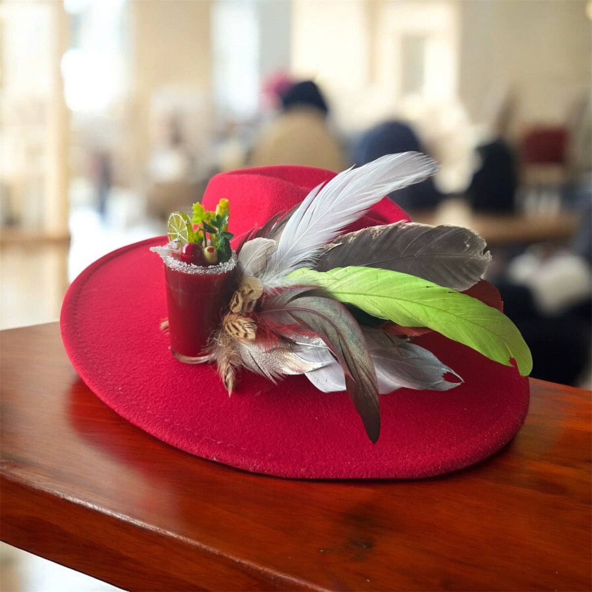 Bloody Mary Mornin Hat Fascinator