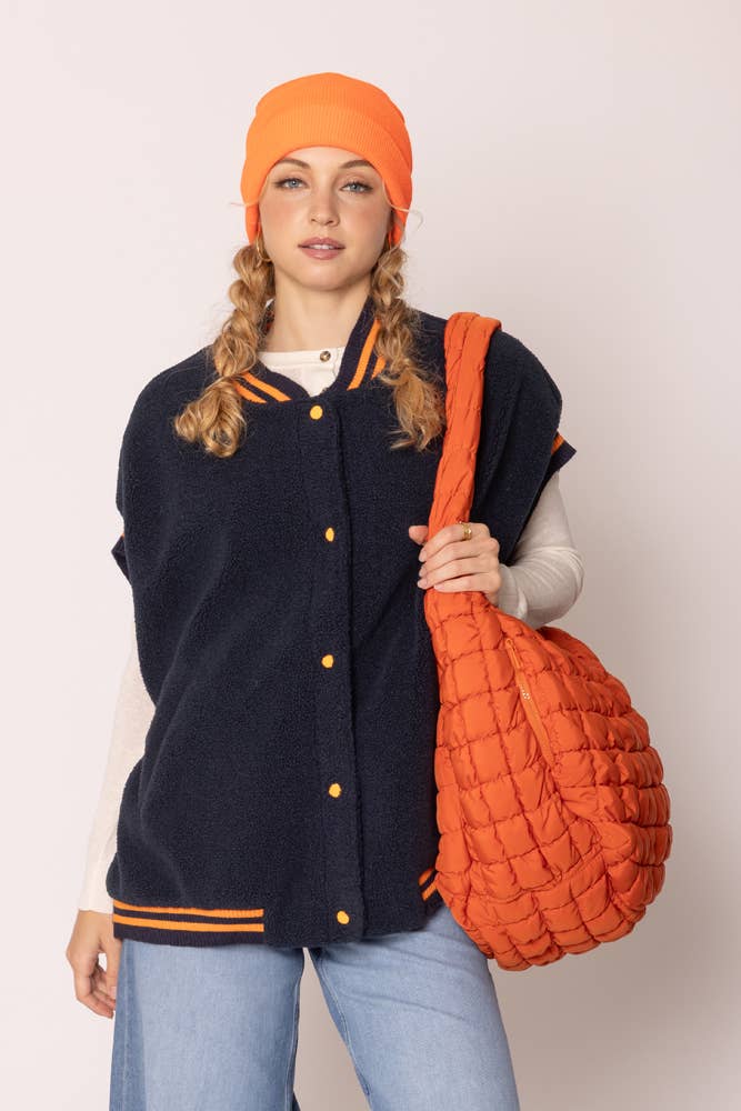 Cora Large Quilted Puffer Women's Tote Bag