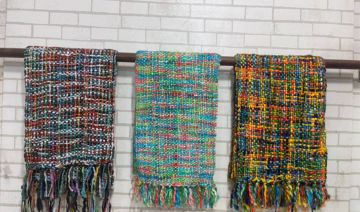 Chunky Tweed Winter Scarf