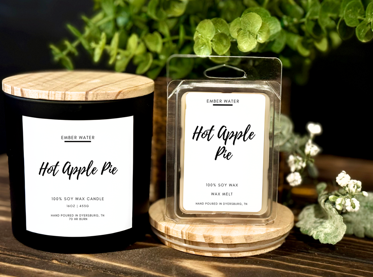 Hot Apple Pie 16 oz 100% Soy Candle
