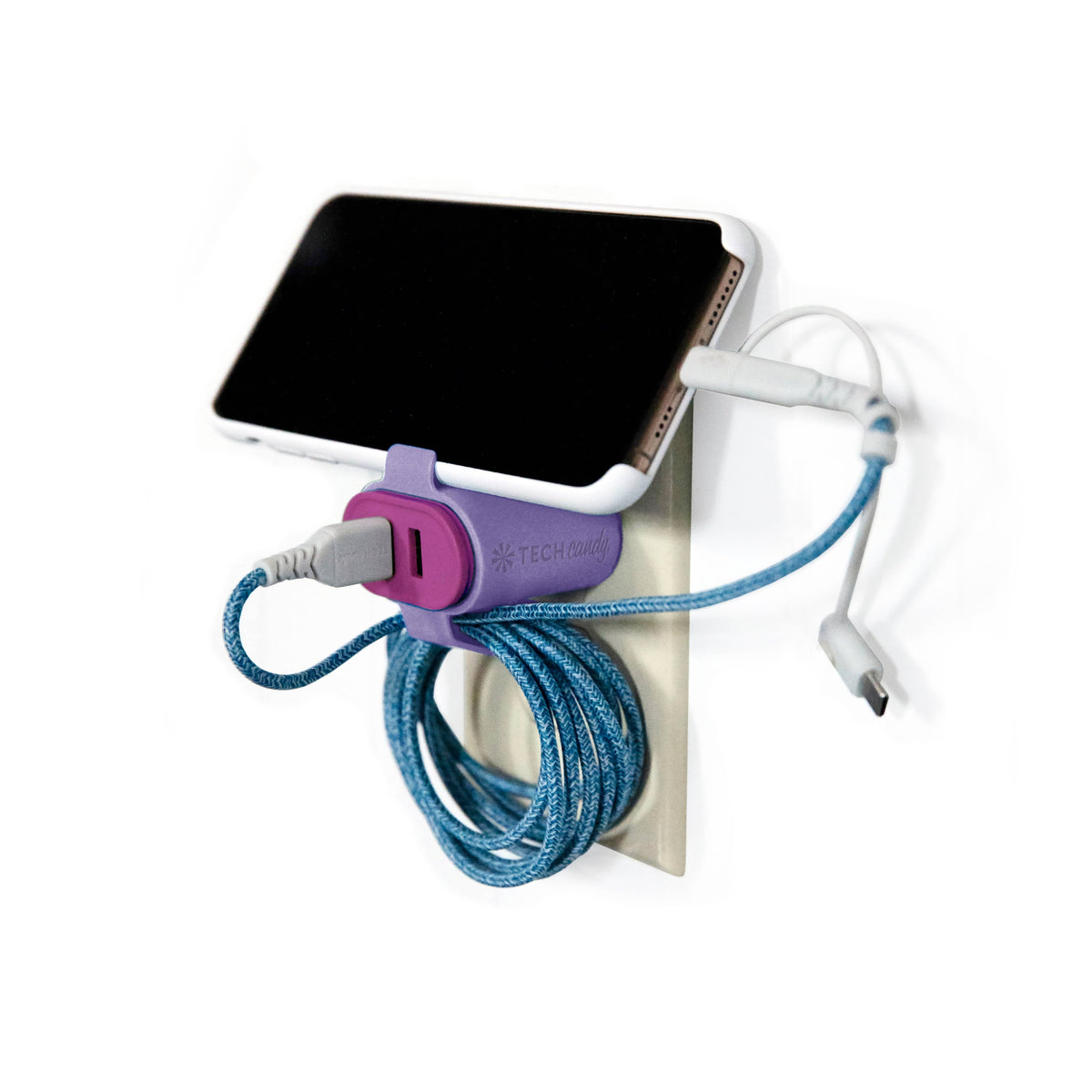 ID ME USB POWER ADAPTER : WHITE/LIGHT SLATE: WHITE/LIGHT SLATE