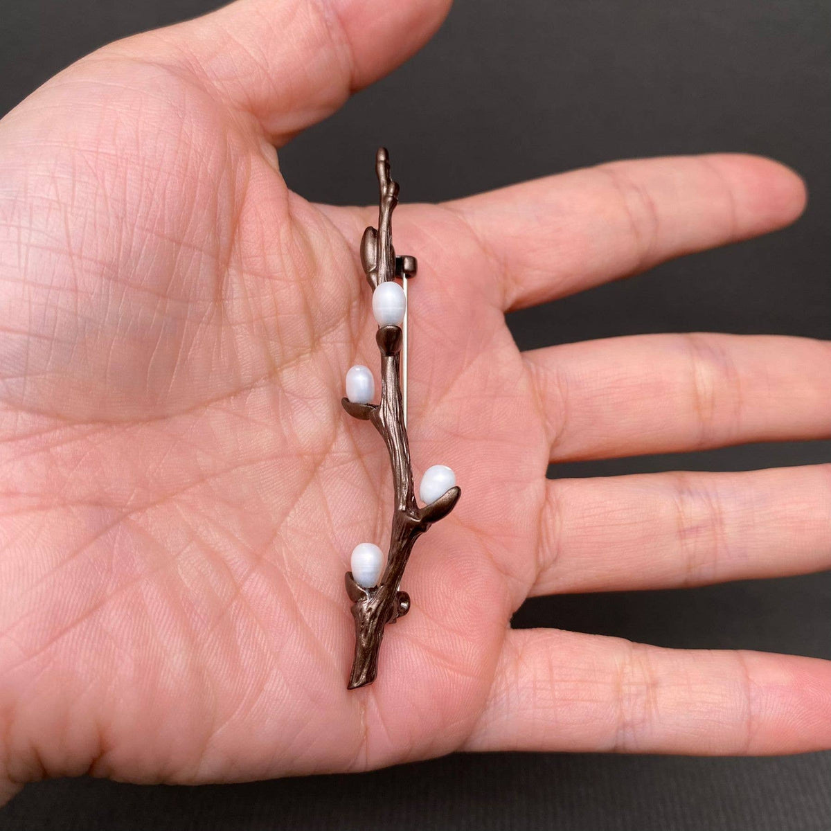 Plum Blossom Branch Brooch