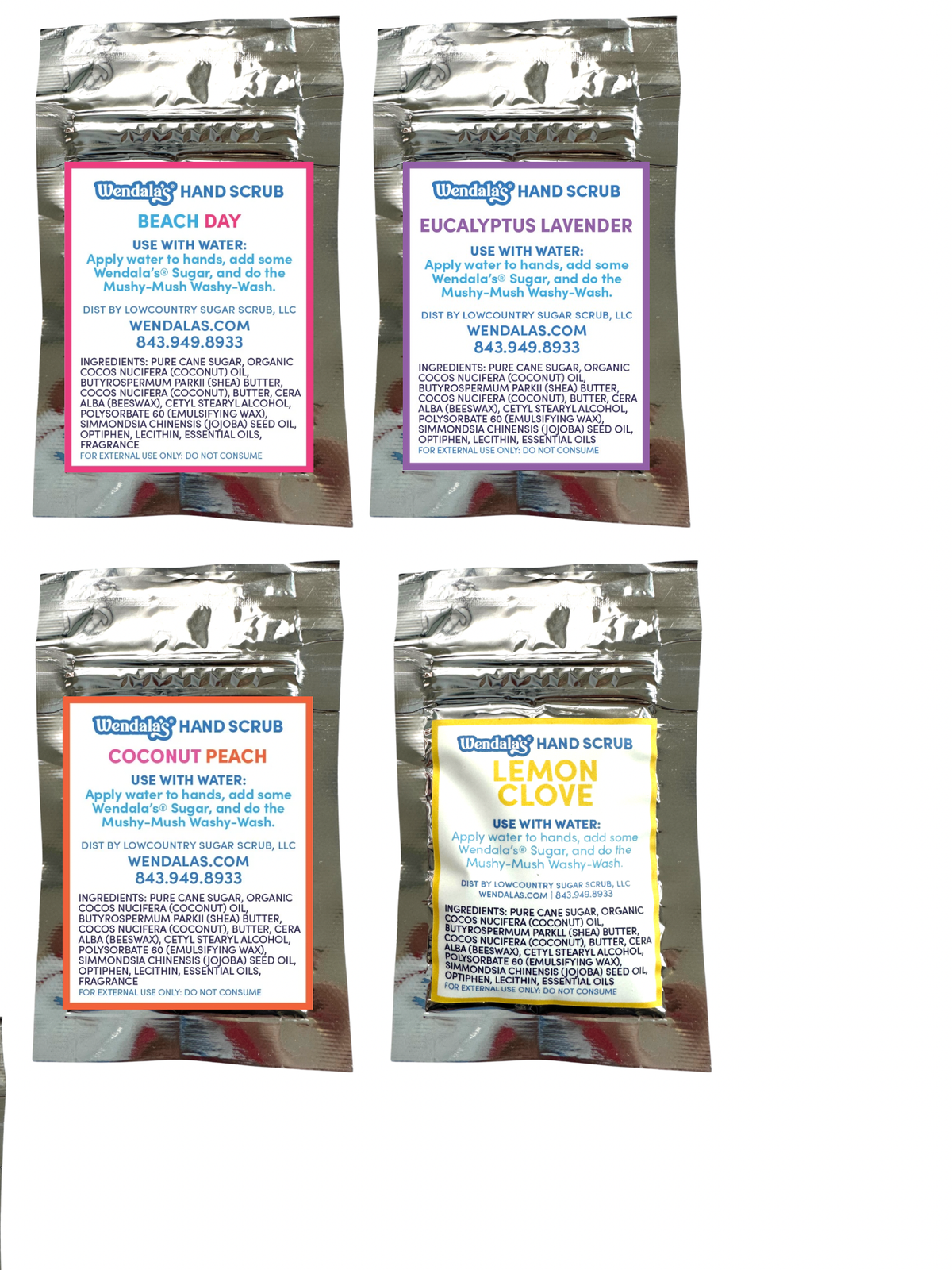Grab &amp; Go Travel Packets -Resealable 