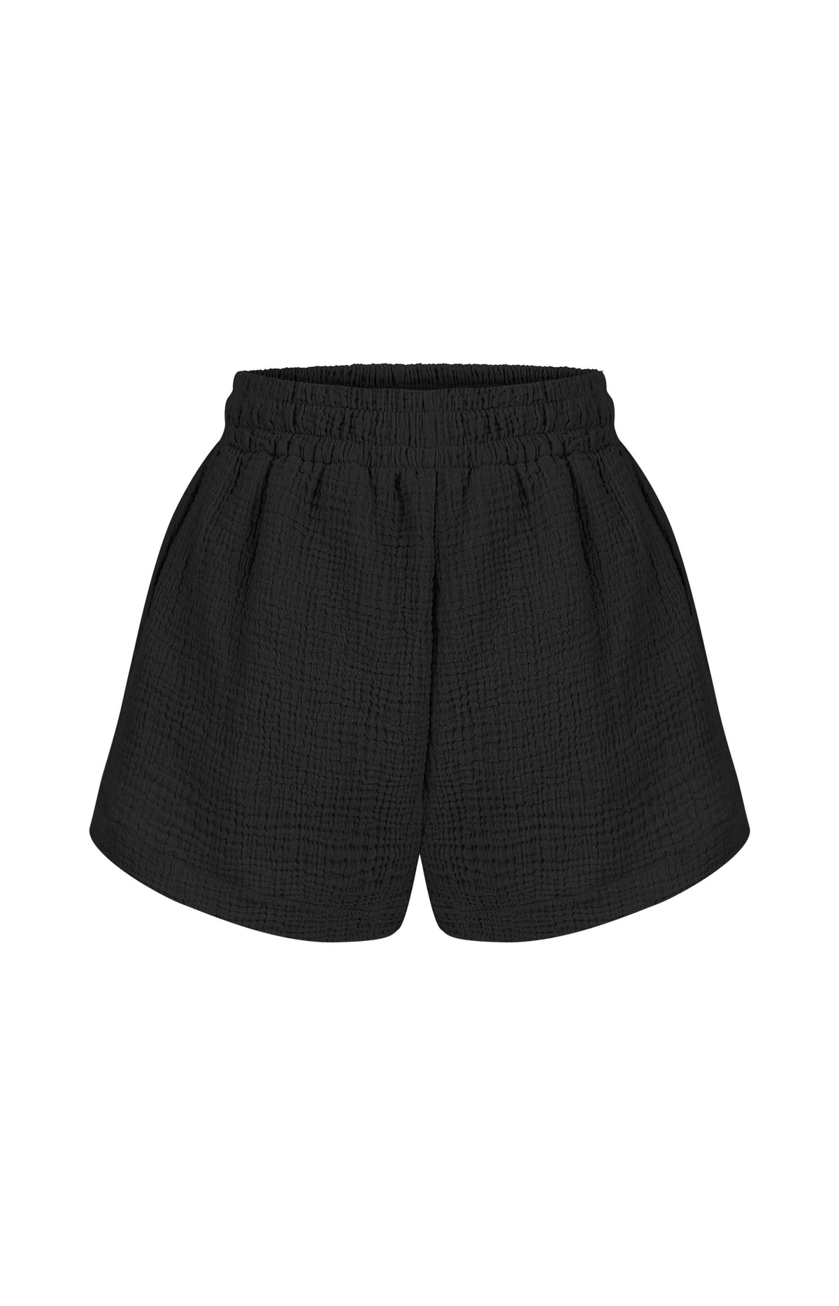 Echo Boy Short - Black | 100% Turkish Cotton: Choose Black or White