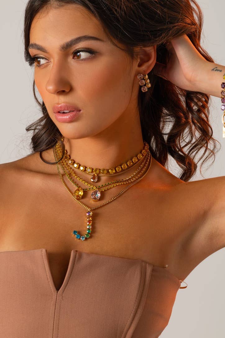 Milli Necklace: Clear