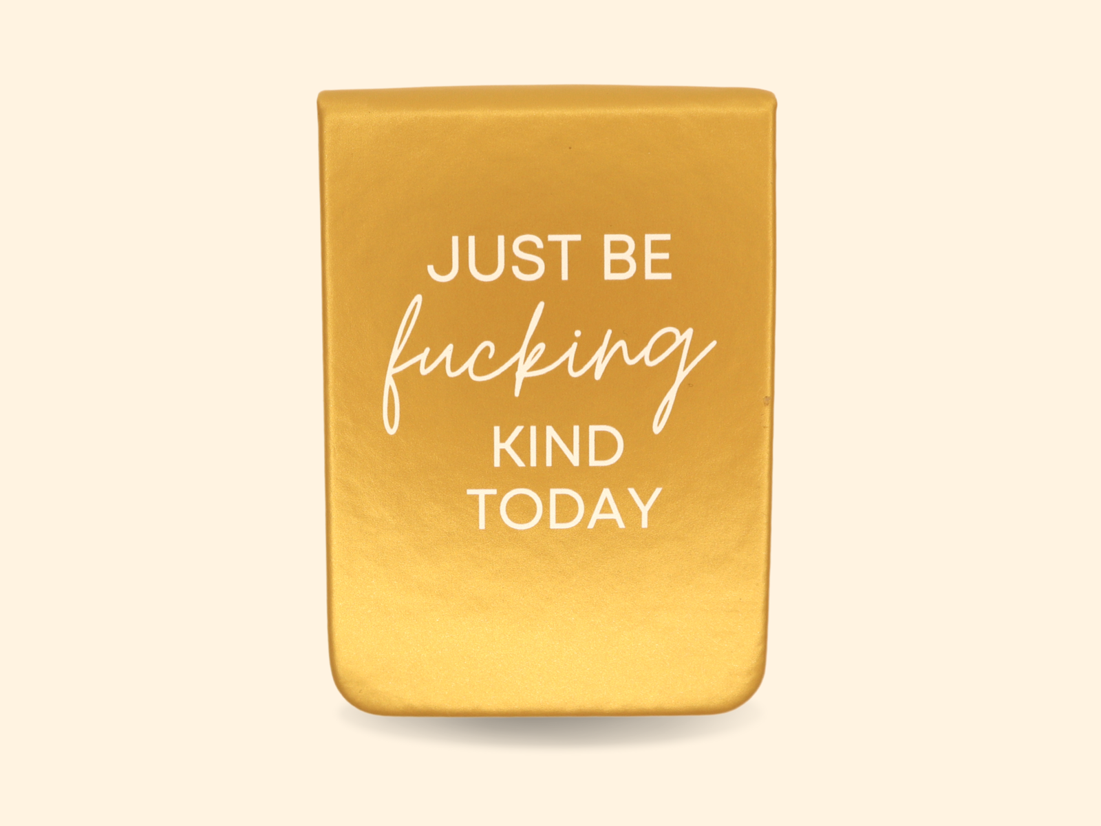 Just Be Fucking Kind Today - Leatherette Pocket Journal