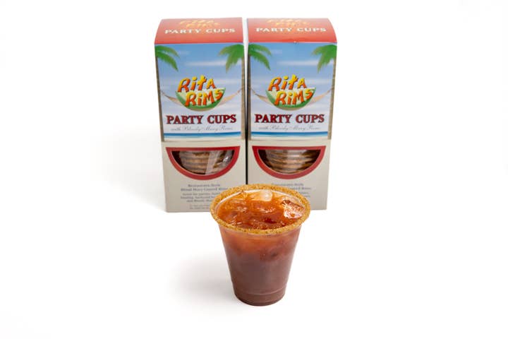 RitaRims Bloody Mary Flavored Pre Rimmed Cups