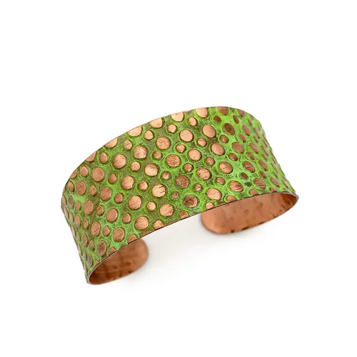 Copper Patina Cuff Bracelet