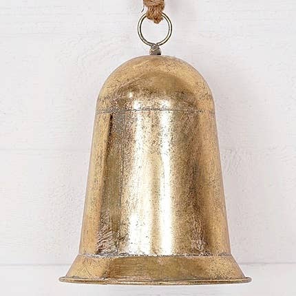 Metal Bell w.Loop-Brushed Gold