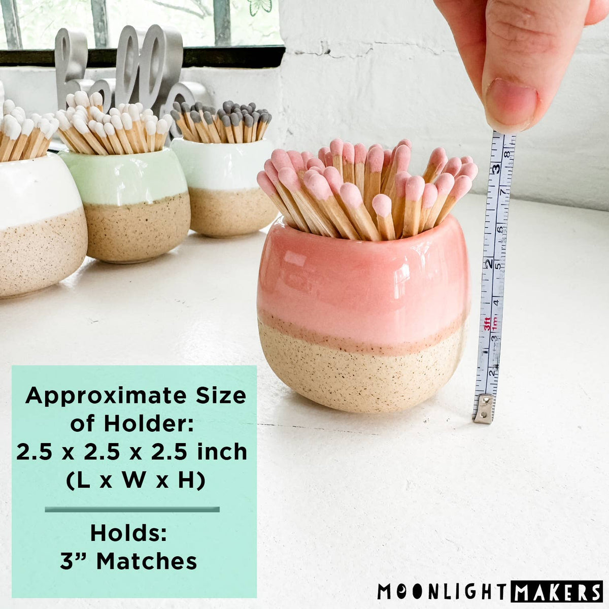 Ceramic Match Holders - Without Matches