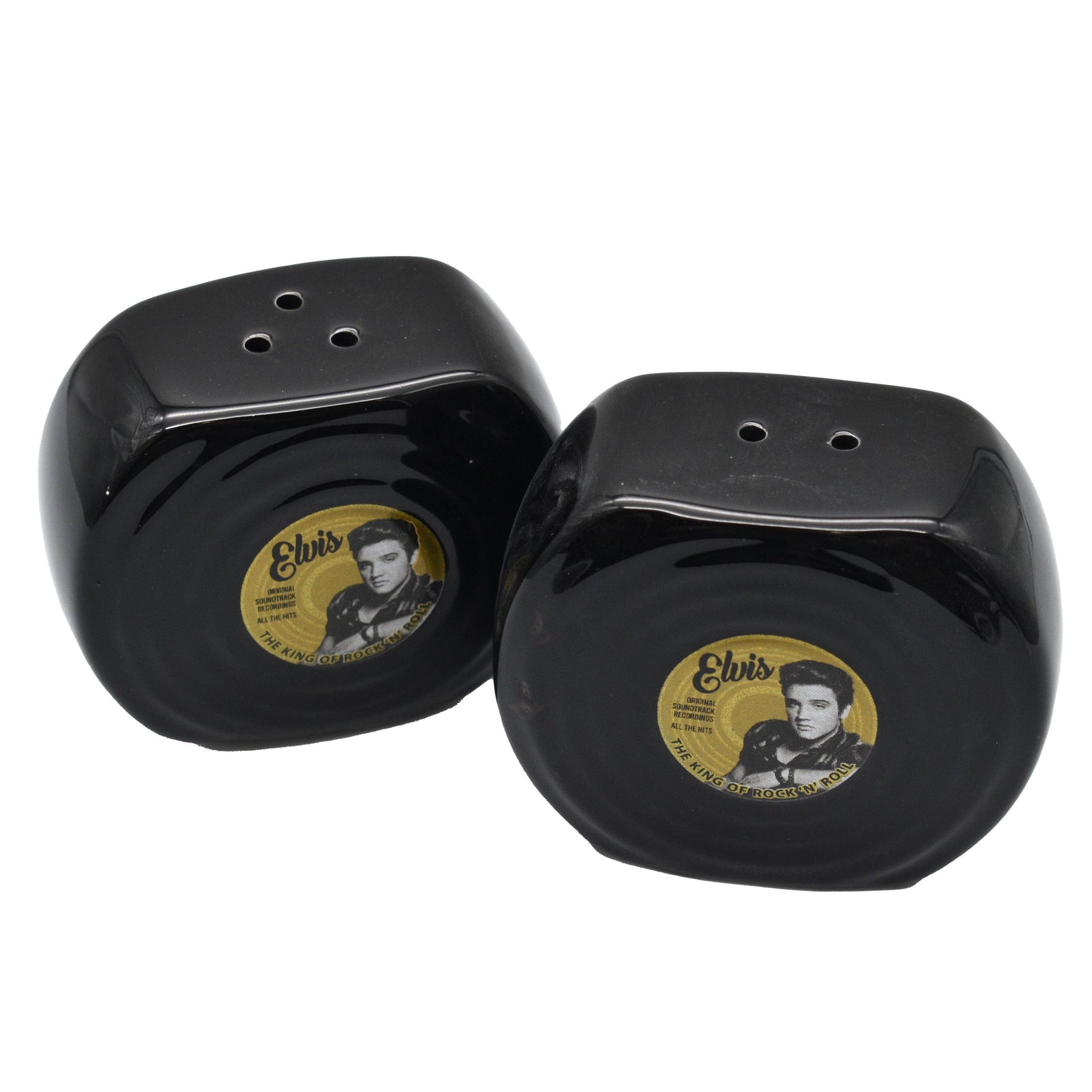 Elvis Salt & Pepper Shakers - Records