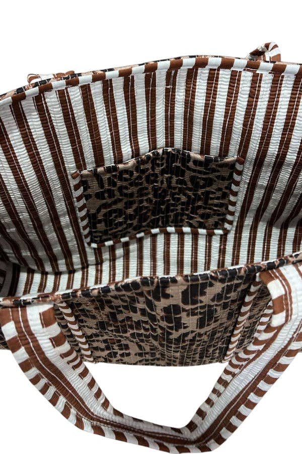 Wild Thing Leopard Print Tote Bag