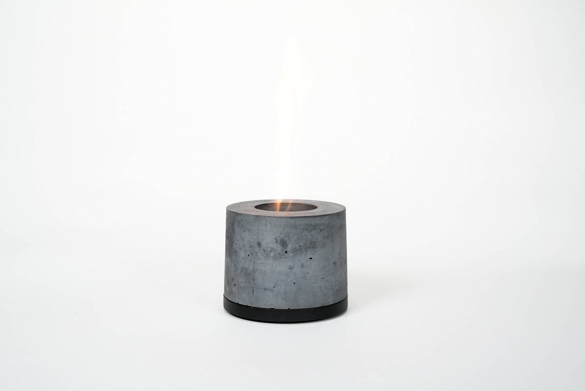 FLIKRFIRE® Table Top Fireplace: Black/Round