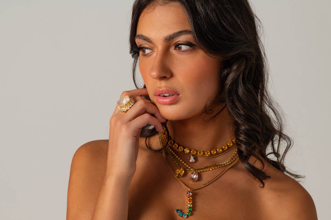 Milli Necklace: Clear