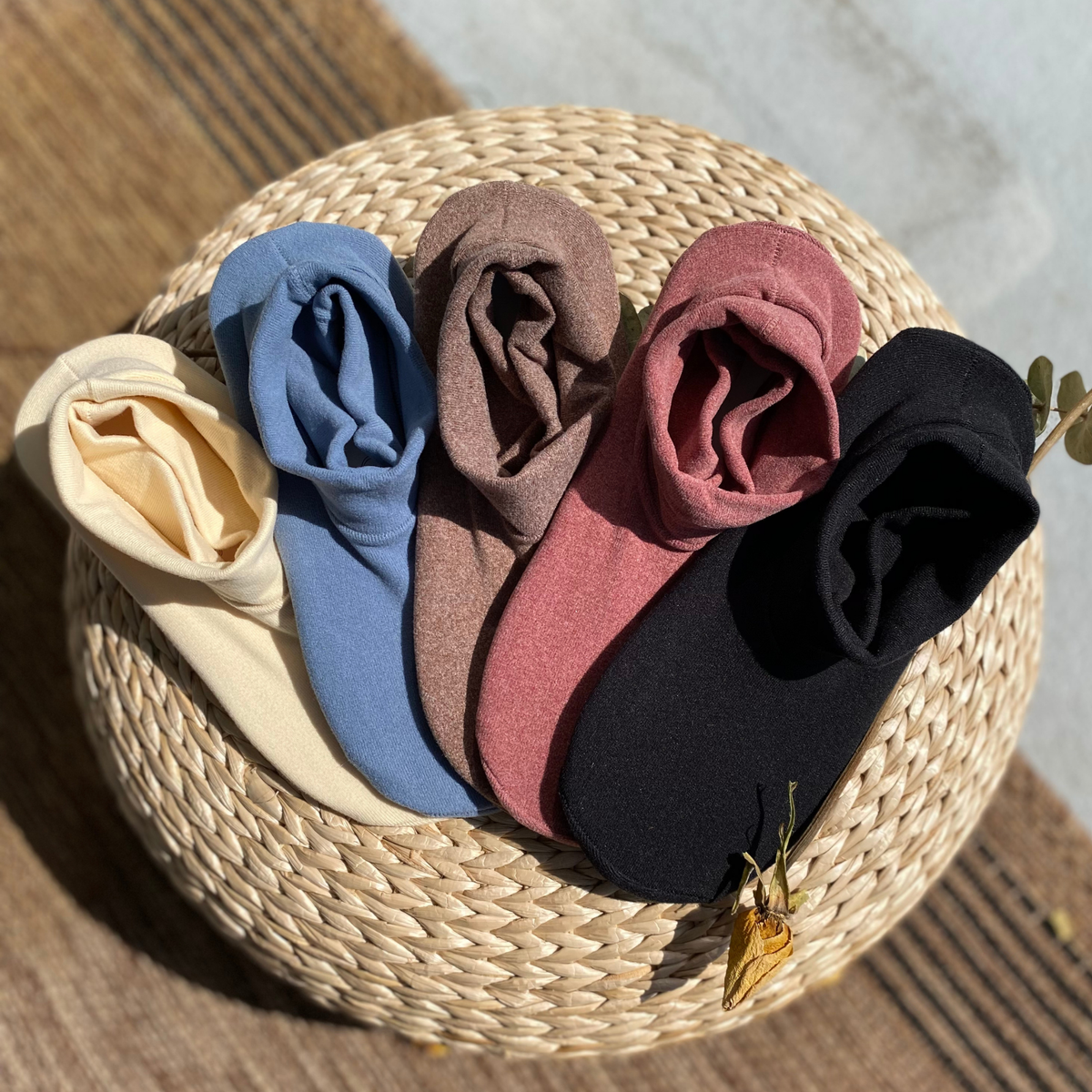 5-Pair Set Women Floor Casual Socks, Wedding Favors  