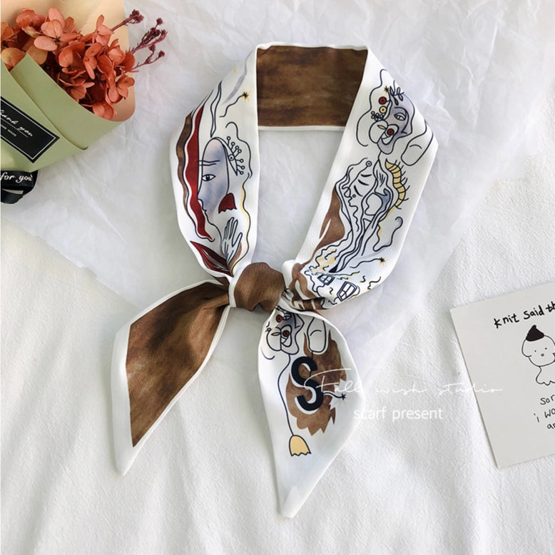 Ribbon Scarf/ Purse Scarf