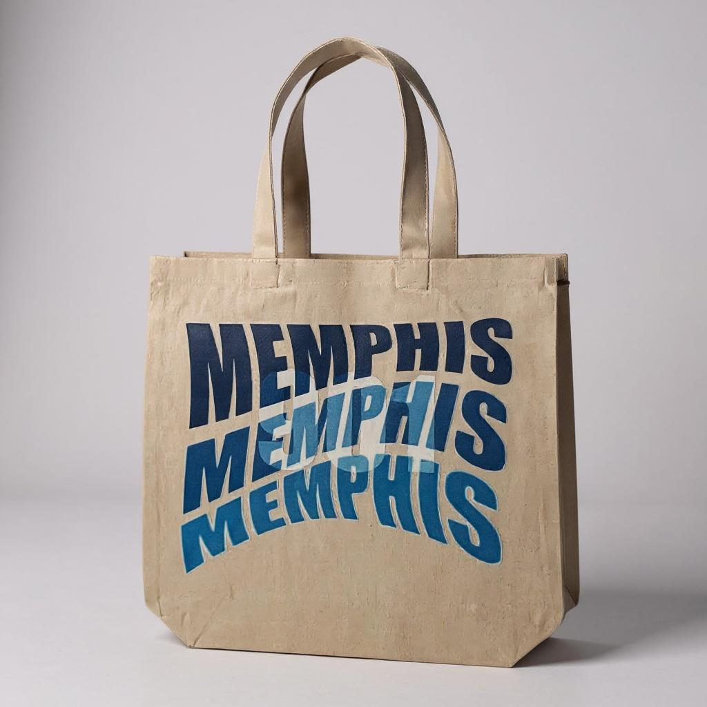 The Memphis Wave Tote Bag- Stylish and Eco-Friendly