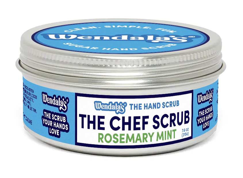 Chef Scrub-Rosemary Mint - Removes odors grime from hands