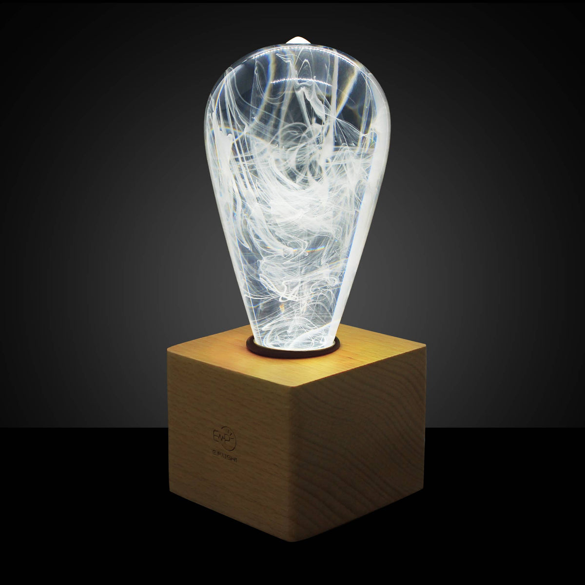 Snow Table Lamp - Bulb and Base
