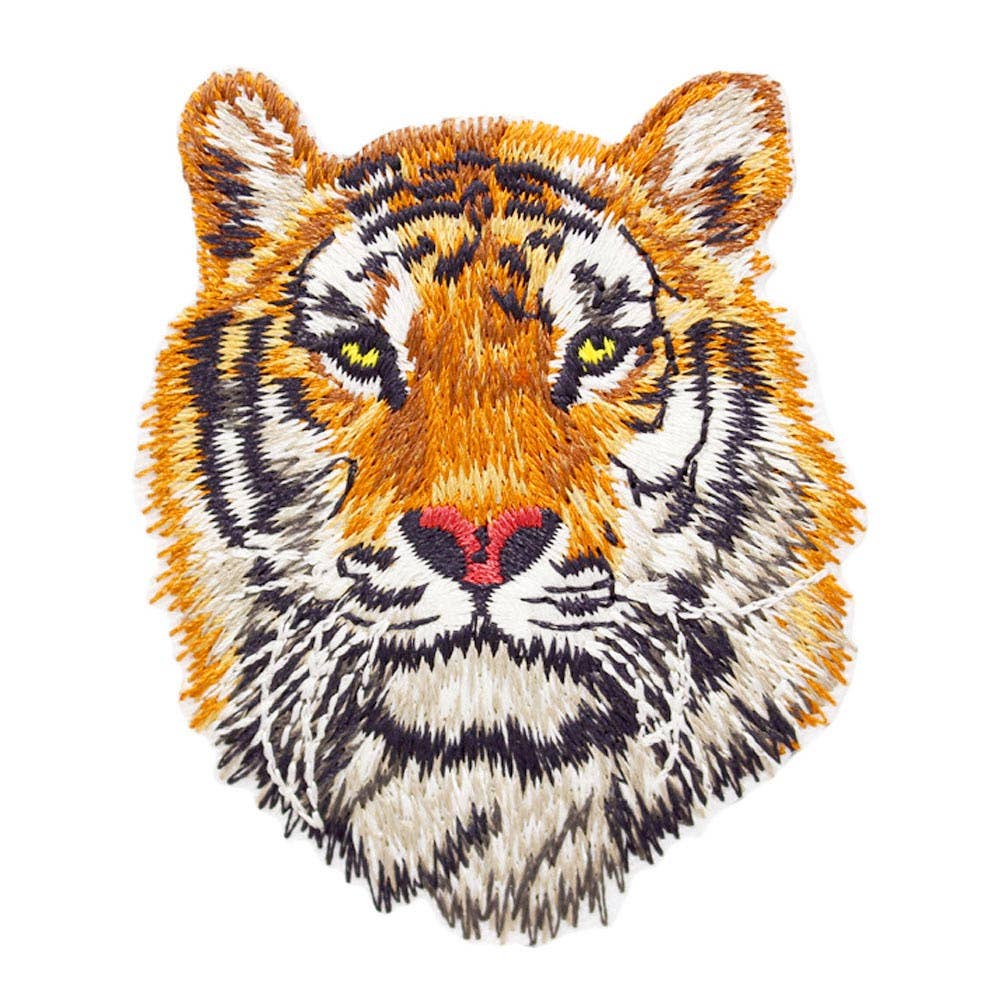 Tiger Iron On Patch