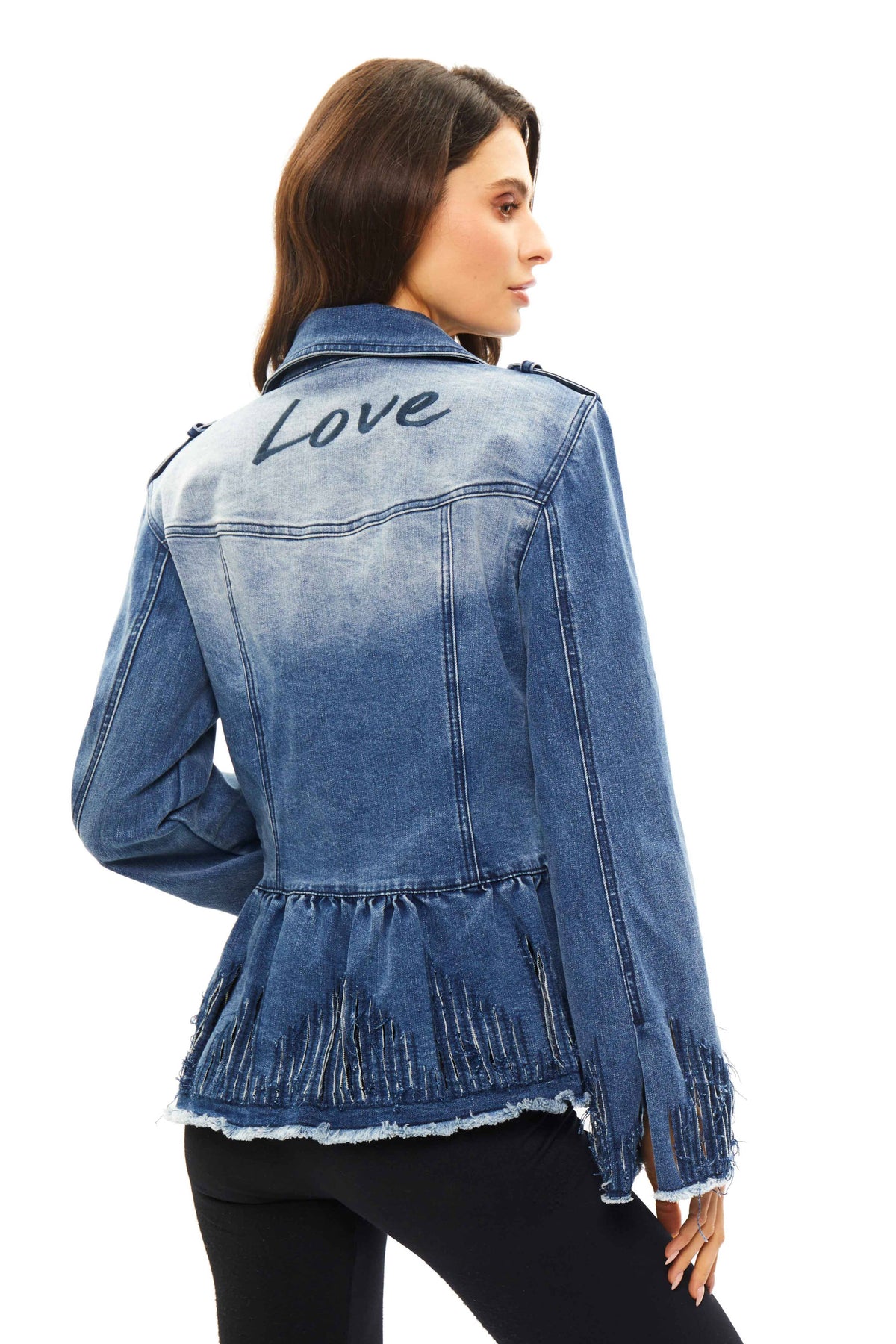 Blue Love Denim Jacket