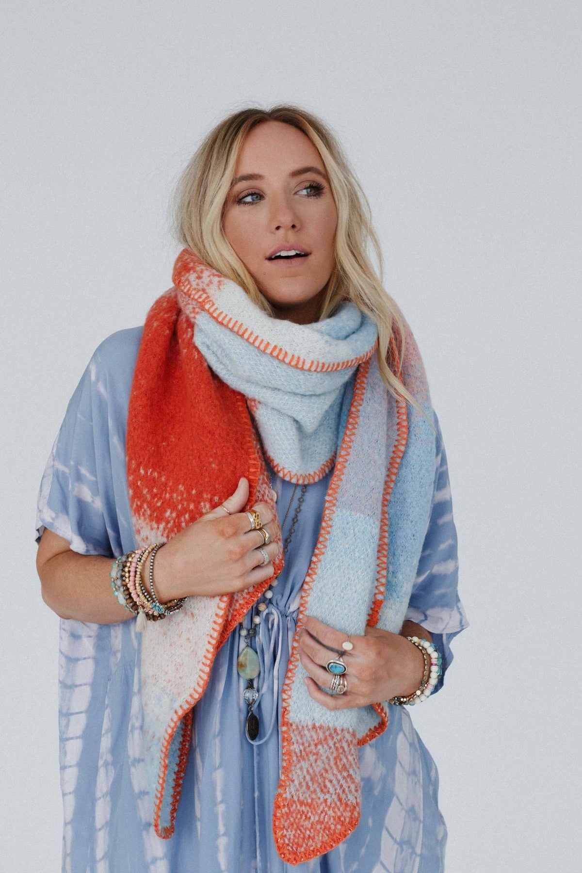 Autumn Days Multi Colored Scarf
