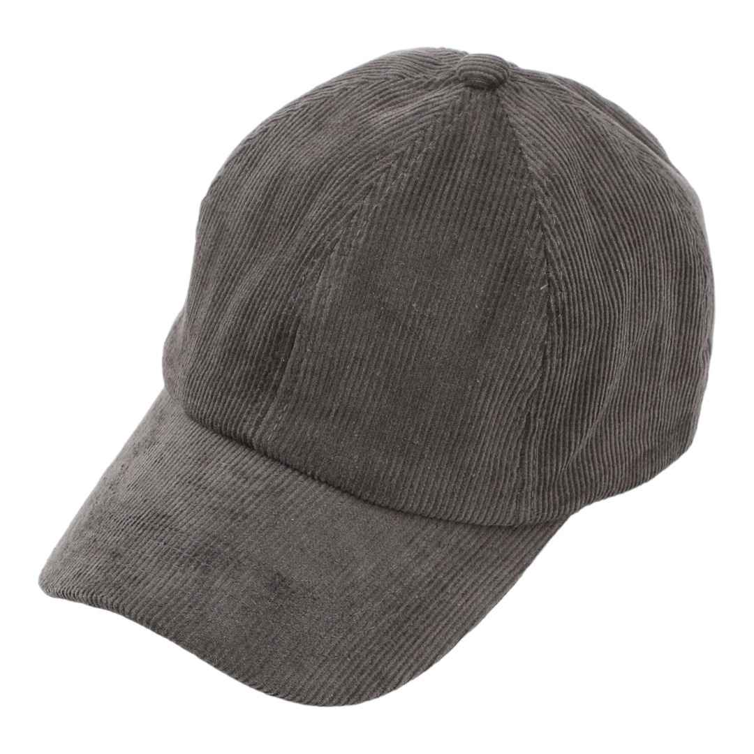 Corduroy Criss Cross Pony Cap