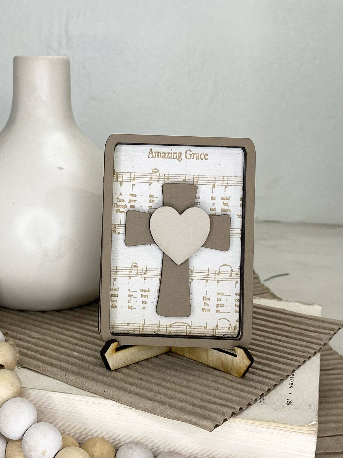 Amazing Grace Magnet, Sheet Music, Old Hymn, Mini Sign