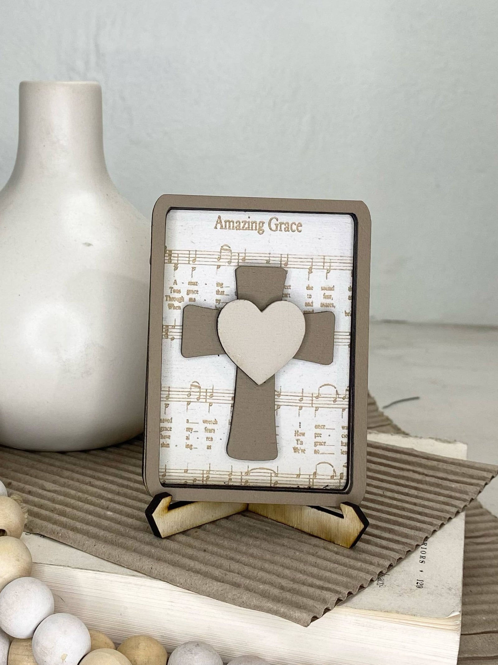 Amazing Grace Magnet, Sheet Music, Old Hymn, Mini Sign